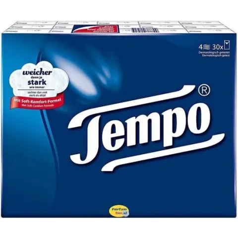 Tempo Zakdoekjes Gv 30 St
