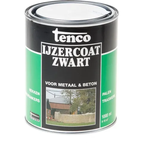 Tenco Ijzercoating Zwart - 1000 ml