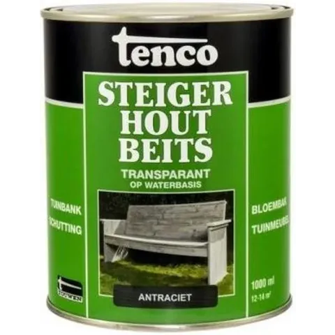 Tenco Steigerhoutbeits-1 Ltr-antraciet