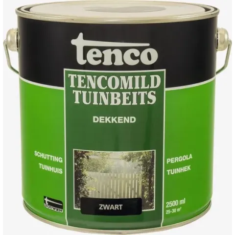 Tenco tencomild tuinbeits dekkend zwart - 2 5 liter