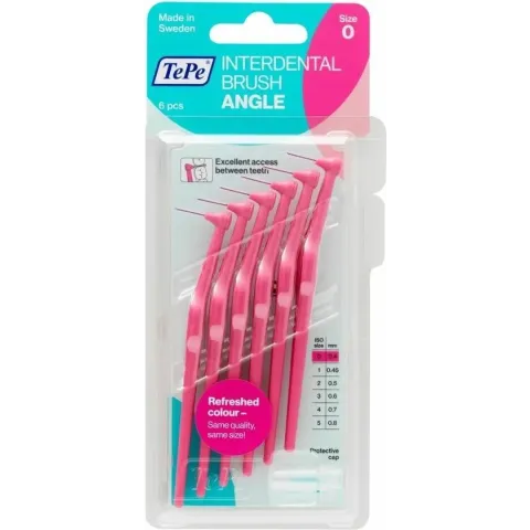 TePe Angle Roze - 6 st - Rager