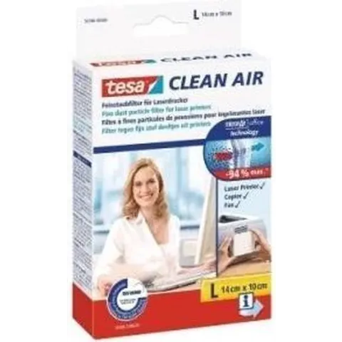 Tesa 50380 - fijnstoffilter voor laserprinters - formaat 40x100mm