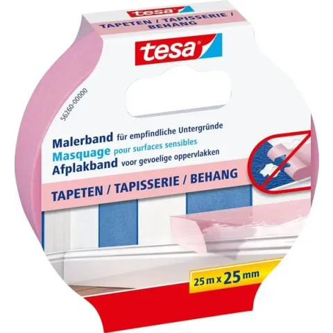 tesa Washi Sensitive Afplakband - 1 stuk - 1 x 25 mm - 25 m