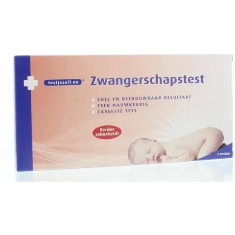 Testjezelf.nu - Zwangerschapstest Cassette - 2 stuks - Zwangerschapstest
