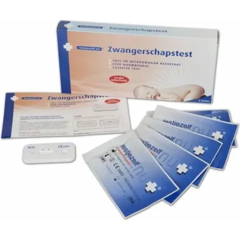 Testjezelf.nu - Zwangerschapstest Cassette - 6 stuks - Zwangerschapstest