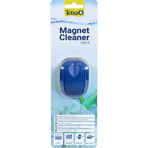 Tetra Magnet Cleaner Flat Blauw - Algenmagneet - S