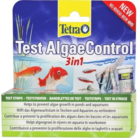 Tetra Test - Watertesten - Algencontrole - 3-in-1 - PO4 - N03 - KH - 25 Strips