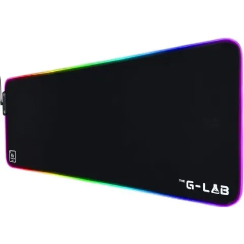 The G-Lab Pad Rubidium RGB Mouse Pad XXL - 800x300x3 mm - Extra USB