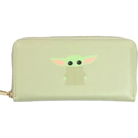 The Mandalorian Baby Yoda Zipper Portemonnee - Officiële Merchandise