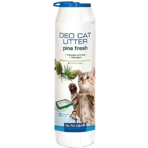 The Pet Doctor - Deo Cat Litter Pine Fresh - Kattenbak verfrisser - Kattenbak verfrisser - 750 g