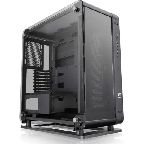Thermaltake Core P6 Tempered Glass 2x USB-A 2.0, 2x USB-A 3.2 (5 Gbit/s), USB-C 3.2 (10 Gbit/s), Audio, Window-kit