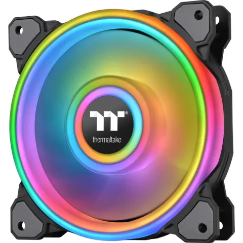 Thermaltake Riing Quad 14 RGB Radiator Fan TT Premium Edition Single Fan Pack 4-pins PWM fan-connector