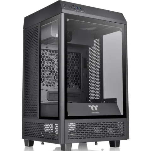 Thermaltake The Tower 100 Mini Tower 2x USB-A 3.2 (5 Gbit/s), USB-C 3.2 (5 Gbit/s), 2x Audio, Window-kit