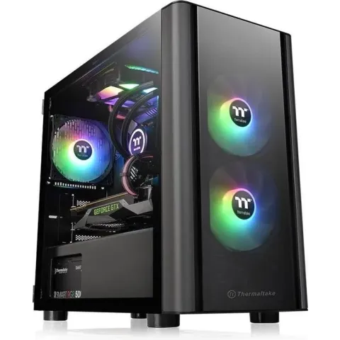 Thermaltake V150 TG Micro Tower Zwart
