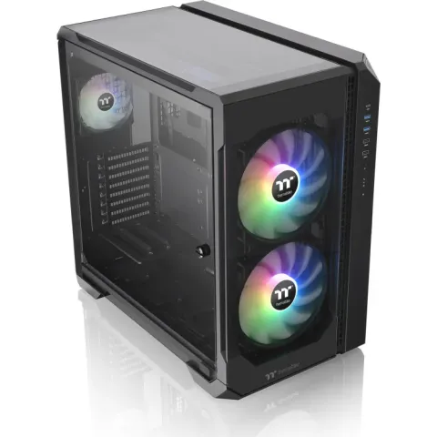 Thermaltake View 51 TG ARGB Edition tower-behuizing 2x USB-A 2.0, 2x USB-A 3.2 (5 Gbit/s), USB-C 3.2 (5 Gbit/s), Audio, Window-kit