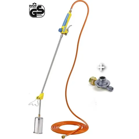 Thermoflamm Bio Professional onkruidbrander inclusief 5 meter gasslang en drukregelaar