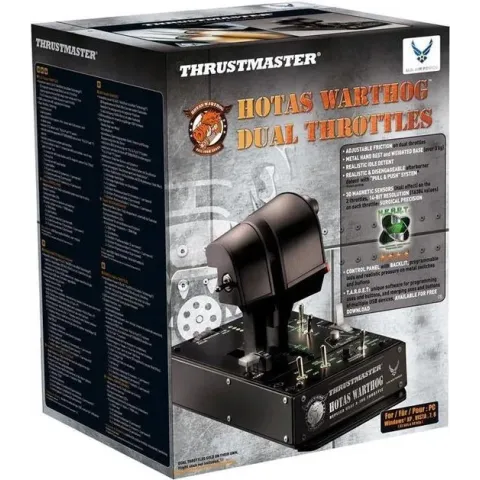 Thrustmaster HOTAS Warthog Dual Throttles Vluchtsimulator PC Zwart