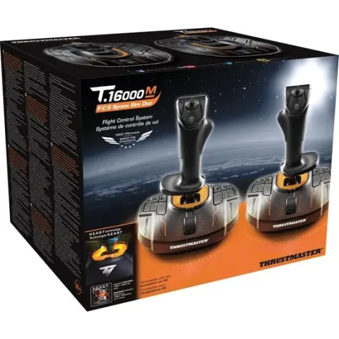 Thrustmaster T.16000M FCS SPACE SIM DUO Joystick PC Zwart, Oranje
