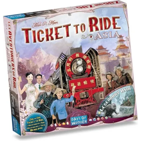 Ticket to Ride Asia - Uitbreiding - Bordspel