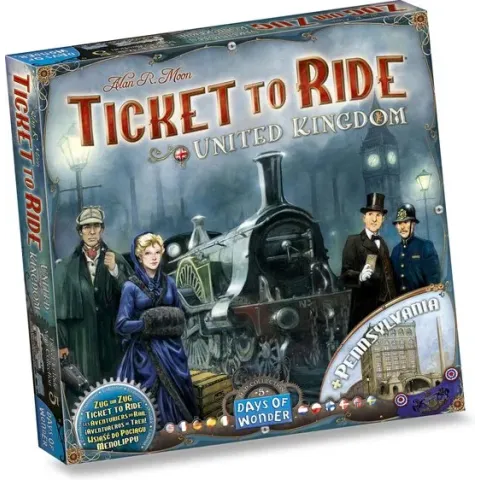 Ticket to Ride UK & Pennsylvania - Uitbreiding - Bordspel