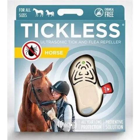 Tickless Teek En Vlo Afweer Voor Paard Beige