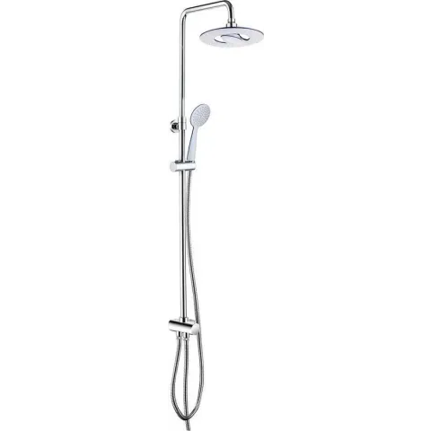 Tiger Chuva Doucheset - Regendouche Ø 20 cm - Handdouche Ø 10 cm - 2 standen - Chroom