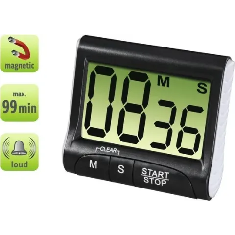 timer countdown zwart