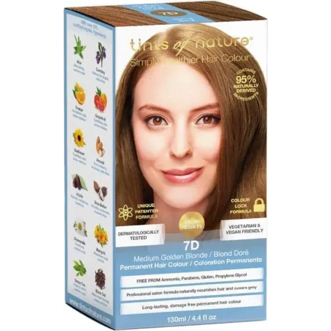 Tints Of Nature Haarkleuring - 7D Medium Goudblond