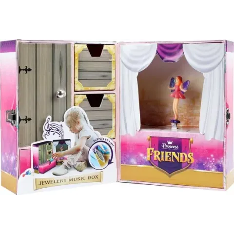 Toi-toys Juwelenkistje Met Muziekdoos Meisjes Karton Roze