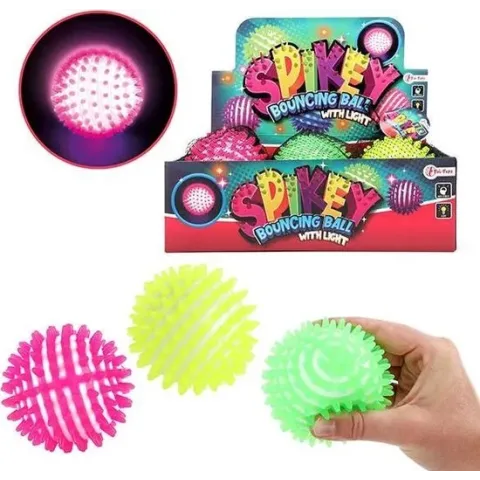 Toi Toys Stekel stuiterbal + licht Ø9cm