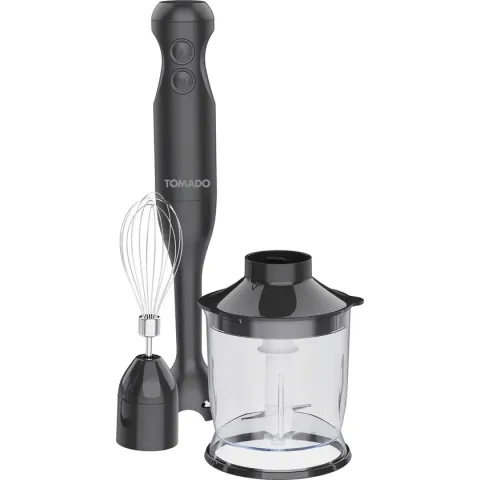 Tomado TSB3501B - Staafmixer set - Hakmolen - Garde - 350W - 2 snelheden - Zwart