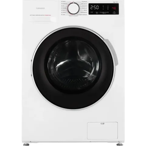 Tomado TWM8001W - Wasmachine - 8 KG - Energielabel B - 1400 toeren - Startuitstel - Wit