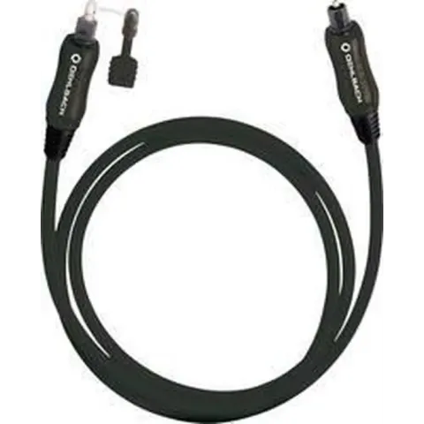 Toslink Digital Audio Cable [1x Toslink plug (ODT) - 1x Toslink plug (ODT)] 3.00 m Black Oehlbach OPTO Star Black
