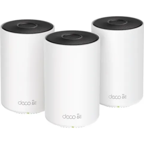 TP-Link Deco XE75 - Mesh WiFi - Tri-band - Wifi 6E - 5400Mbps - 3-pack
