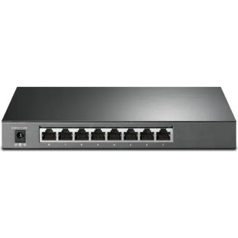 TP-LINK TL-SG2008P netwerk-switch Managed Gigabit Ethernet (10/100/1000) Power over Ethernet (PoE) Zwart