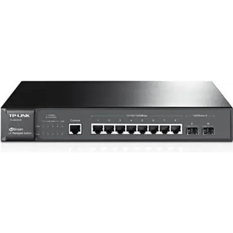 TP-LINK TL-SG3210 Managed L2 Gigabit Ethernet (10/100/1000) Power over Ethernet (PoE) Zwart
