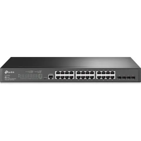 TP-LINK TL-SG3428 netwerk-switch Managed L2 Gigabit Ethernet (10/100/1000) 1U Zwart