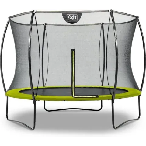 Trampoline EXIT Silhouette - ø244cm - groen