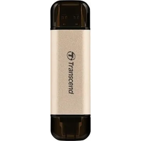 Transcend JetFlash 930C USB flash drive 128 GB USB Type-A / USB Type-C 3.2 Gen 1 (3.1 Gen 1) Goud