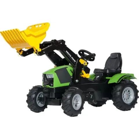 Traptractor Deutz Met Frontlader En Luchtbanden