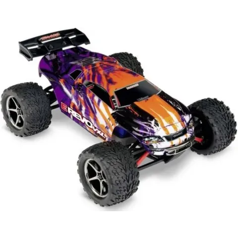Traxxas E-Revo 4x4 VXL Lila Brushless 1:16 RC auto Elektro Monstertruck 4WD RTR 2,4 GHz