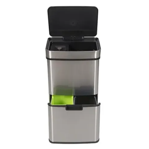 Trebs 99347  - Afvalcontainer 65l met 4 compartimenten en lade -