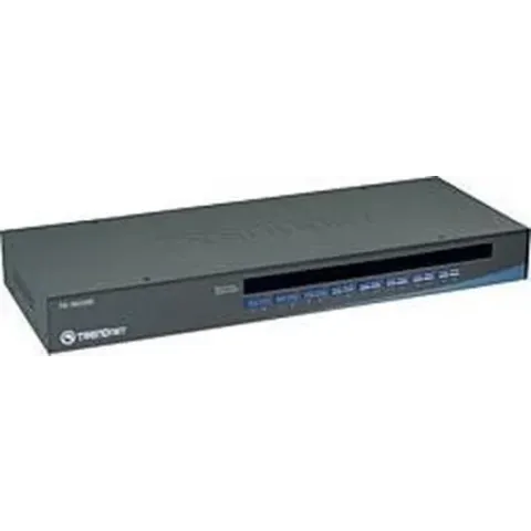 Trendnet 16-Port USB/PS/2 Rack Mount KVM Switch KVM-switch Rack-montage Zwart