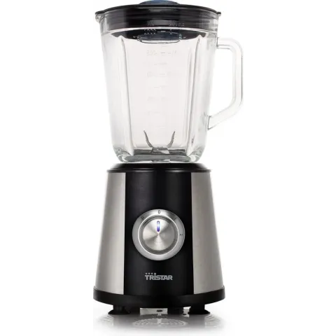 Tristar BL-4441 Blender - RVS behuizing met 1 liter glazen kan, 350 Watt