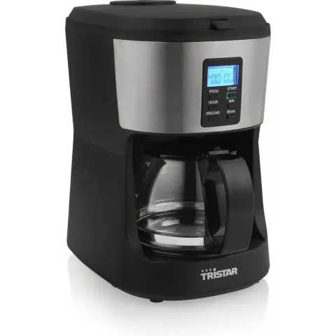 Tristar CM-1280 Grind and Brew -  Koffiezetapparaat 2-in-1 - Bonen en Filterkoffie - Tot 6 kopjes – Timerfunctie
