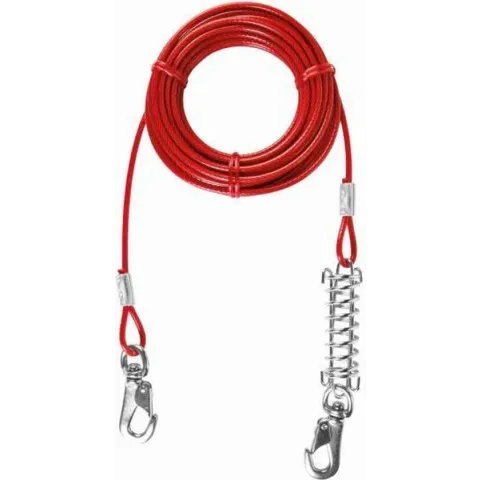 Trixie Aanleglijn Rood - 8 MTR