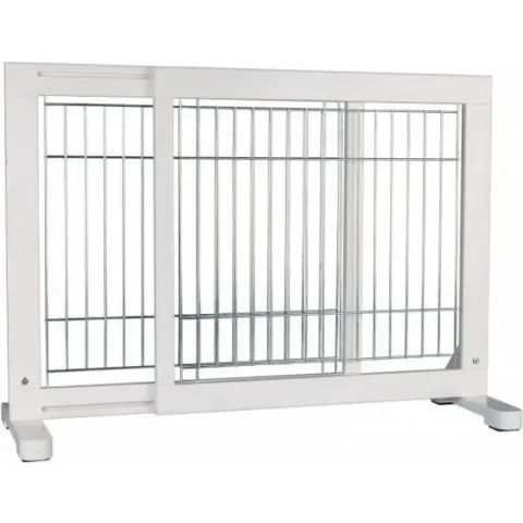 Trixie Afsluithek Uitschuifbaar - Wit - 65-108 x 61 cm