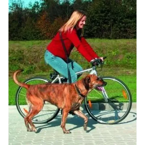 Trixie Fiets En Jogging Lijn Dog Activity - 2M x 25 mm - Zwart