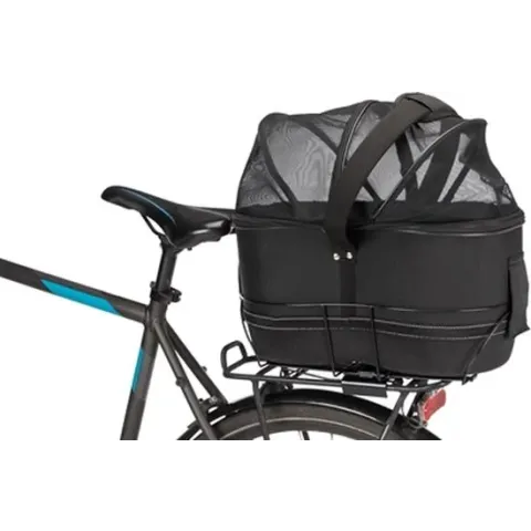 TRIXIE Fietsmand voor huisdieren bagagedrager 29x42x48 cm zwart