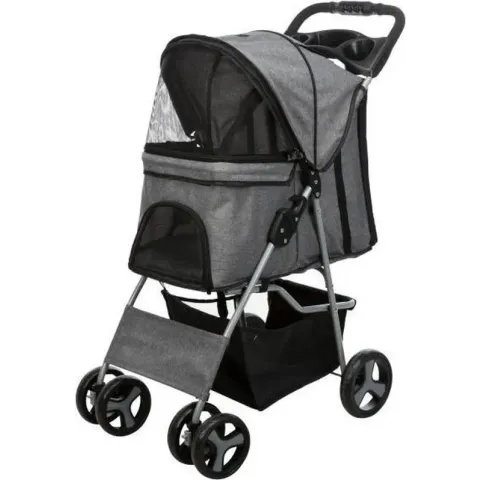 Trixie hondenbuggy grijs 47x80x100 cm tot 15 kg